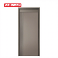 Porte d'entrée en aluminium de luxe de style américain, moderne, extérieure et intérieure, anti-effraction, résistante au feu, pour appartement, extérieur