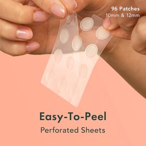 Patchs Hydrocolloïdes Discrets pour l'Acné, 96 Unités, Étiquette Privée, Invisibles, Imperméables, Couvre-Imperfections, Soin Quotidien de la Peau - Product Image 4