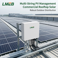 500V MCB SPD Boîte de distribution solaire avec protection contre la foudre DC PV Combiner Équipement de distribution d'énergie Boîte de distribution Mcb
