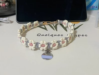 Collier de chat à fleur mignon fait à la main en coton macramé fait à la main chien chat colliers breloques petite marguerite collier pour animaux de compagnie