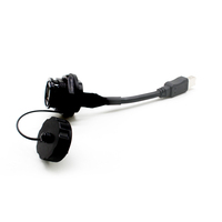 Gute Qualität Wasserdichter USB-B-Stecker an USB B-Buchsen buchsen kabel Schalttafel einbau Typ B-Verlängerung kabel für Drucker