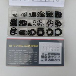 Kit Surtido de 225 Juntas Tóricas NBR Negras de 18 Tamaños, Juego de Juntas de Goma Métricas para Reparaciones de Plomería, Sellos Resistentes a Altas Temperaturas - Product Image 6