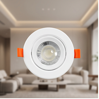 Éclairage intérieur moderne, spots encastrés circulaires carrés, panneaux réglables, tubes lumineux 3W-7W, plafonniers LED IP33, 120