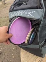 Sac à dos de golf pour disques volants Jiayuan, échantillon gratuit, avec plusieurs poches, polyester imperméable, léger, grande capacité