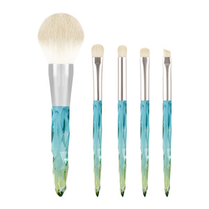 Cangzhou Makeup Brush Set 5pcs Synthetic Fiber Acrylic Handle Foundation <b>Blending</b> Eyeshadow Powder Brush Set - Product Image 3
