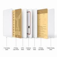 Carte d'accès hôtelière premium avec puce RFID 13,56 MHz, cartes-clés PVC imprimées pour système de sécurité d'accès aux chambres d'hôtes