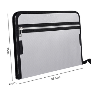 חסין אש עמיד למים בטוח תיק 13 כיסים a4 גודל הרחבת קובץ תיקיית עם מלא חדש סיליקון מצופה פיברגלס חומרים - Product Image 2
