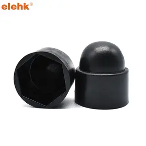Elehk Decorative Protective Domed Bolt Hexagon Plastic Bolt Nut Dome Protection Caps Plastic Nut Cap