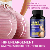 Capsules Premium Personnalisables avec LOGO pour l'Amélioration des Fesses – Pilules pour un Lifting des Hanches et des Fesses en 3 Jours, Croissance et Raffermissement des Fessiers, Capsules pour des Hanches Volumineuses