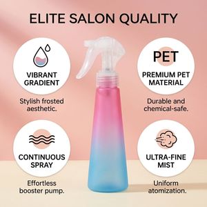 Pulvérisateur professionnel conique haute pression 350 ml à pulvérisation continue, brumisateur dégradé pour salon de <span class=keywords><strong>coiffure</strong></span> et désinfection - Product Image 4