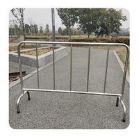 Barrera Removible de Control de Multitudes para Eventos, Valla Temporal, Barrera Peatonal, Valla de Acero para Tráfico