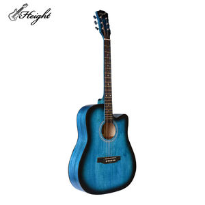Vente en gros de guitare acoustique de 41 pouces avec bois de tilleul massif Instruments à cordes du fabricant Guitare acoustique OEM - Product Image 4