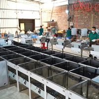 Baoding Gewerbliche Elektrische Fritteuse mit Ölschmelzfunktion, Ablassventil, Lebensmittelechter Edelstahl, 6kW/9kW Leistung, Multispannung 1
