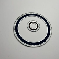 Plaque de mesure circulaire à grille optique photoélectrogravée pour servomoteur, robot CNC, mesure angulaire
