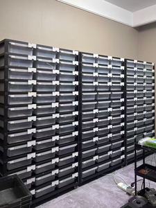 نظام رفوف الثعابين، حاوية تربية كبيرة للتدفئة، قفص زواحف بالجملة من الألومنيوم والفولاذ المقاوم للصدأ مع حصيرة تسخين وصينية بلاستيكية - Product Image 1