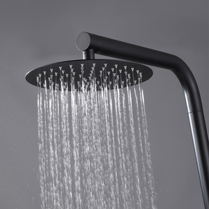 Columna de Ducha Exterior Moderna Independiente, Acero Inoxidable 316 Negro Mate, Juego de Ducha de Lluvia <span class=keywords><strong>para</strong></span> Playa, Jardín, <span class=keywords><strong>Piscina</strong></span> - Product Image 2
