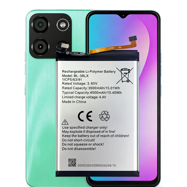 Ilinda BL-39LX 4000mAh Digital Batteries for Tecno Infinix Smart 4 Smart 4C S5 S5 Lite X652 X653 Rechargeable Battery