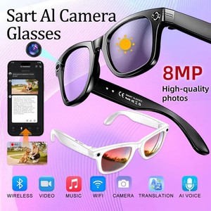 INMO AI Smart Glasses 2K Resolution Voice <b>Control</b> <b>Phone</b> Call Plastic Titanium Frame Single Camera Type-C Charging - Product Image 3