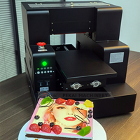 Imprimante jet d'encre A4 automatique pour aliments et textiles, machine d'impression pour gâteaux, biscuits et vêtements