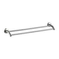 Ensemble de quincaillerie de salle de bain intégré sans perçage, en acier inoxydable, support mural pour serviettes et étagère de rangement - Vente en gros usine