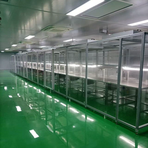 Cabina di Produzione GMP Personalizzata con Filtro HEPA a Parete Rigida <span class=keywords><strong>in</strong></span> Acrilico, Motore ad Alta Efficienza, FFU, Camera Bianca, Nuova - Product Image 6