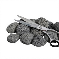 Ciseaux de coiffure professionnels 6 pouces en acier inoxydable 440C à bord rasoir pour salon de coiffure et usage professionnel