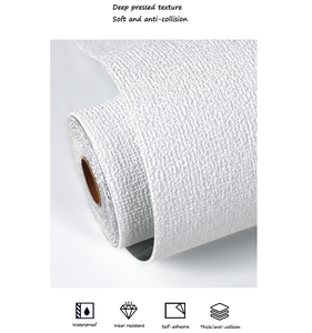 <span class=keywords><strong>FM</strong></span> HOME serie de barro de diatomeas blancas 10m de longitud papel tapiz 3D autoadhesivo rollo XPe - Product Image 2