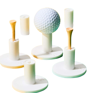 Lot de 5 supports de tee de <span class=keywords><strong>golf</strong></span> en caoutchouc souple à section transversale - Product Image 1
