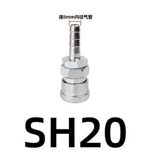 Acoplador Rápido Neumático Tipo C de Alta Calidad, Conector de Tubería de Gas de Hierro con Autobloqueo, 2 MPA SH/PH/SP/PP/SM/PM/SF/PF - Product Image 2