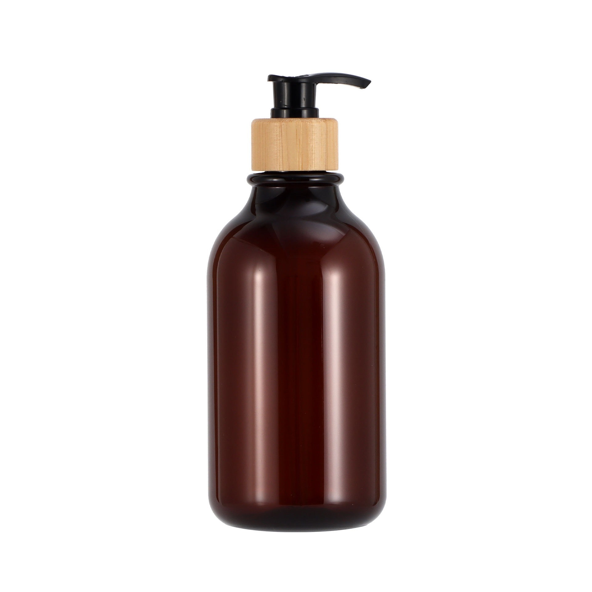 Bouteille de thé brillante + pompe en bambou noir