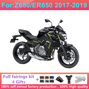 Kit de carénage moulé par injection pour moto en plastique compatible Z650 Zr650 Er650 Z 650 2017 2018 2019 Kits de carénages de carrosserie Zxmt Z650/er - Product Image 2