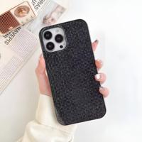 Coque de Téléphone Souple en Silicone Scintillant avec Strass Diamant de Luxe pour iPhone 17 16 15 14 11 12 13 Pro Max Plus
