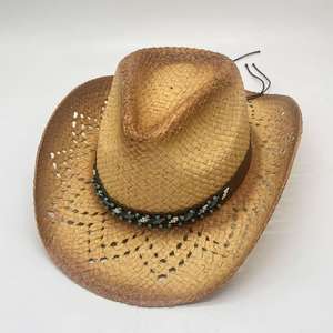 Groothandel Westerse Stijl <span class=keywords><strong>Mini</strong></span> Painting Jazz Stro Cowgirl <span class=keywords><strong>Cowboy</strong></span> Hoed Voor Visfeestjes Reizen - Product Image 3