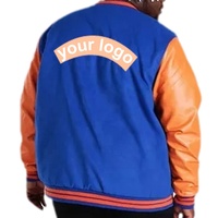 Vente en gros de veste VARSITY BOMBER de marque de mode personnalisée lâche de créateur pour extérieur veste Letterman de baseball universitaire grande taille pour hommes