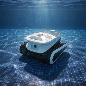 Cordless Automatic Indoor Use Swimming Pool Cleaning Robot <b>Remote</b> <b>Control</b> Vacuum Climbing Wall Sewage Suction - Product Image 2