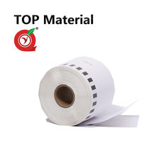 Étiquettes d'expédition thermique continue personnalisées d'usine YESN rouleau 62mm * 30.48mm étiquette d'emballage d'usine pour les promotions Brother DK22205