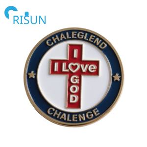 Fabricación de moneda de Jesucristo de Metal Cruz cristiana personalizada <span class=keywords><strong>Caballero</strong></span> Templario Cruz Roja desafío moneda medallón moneda religiosa - Product Image 3