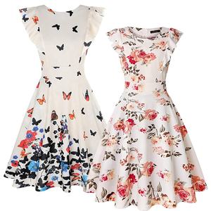 <strong>Womens</strong> Black Career <strong>Dresses</strong> Ruffle Arm Modern <strong>Funeral</strong> Attire Flared a Line Sundress Vintage Clothes Party <strong>Dress</strong> - Product Image 6