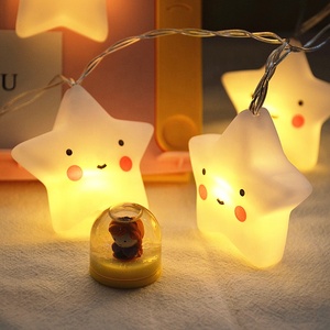 Hot Sale Promotional 10 Foot Children Bedroom Decoration Warm White Star <strong>LED</strong> <strong>String</strong> Light with Battery Operated - Product Image 1