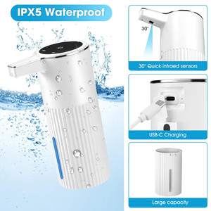 New Automatic Soap Dispenser Standing Kitchen Bathroom Soap Dispenser USB Battery Operated Household Hand Wash Dispenser - Product Image 4
