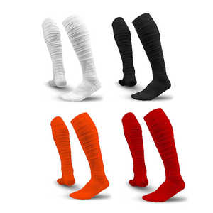 Người Đàn Ông Của Tùy Chỉnh Thể Thao <span class=keywords><strong>Sox</strong></span> Chất Lượng Cao Bóng Đá Scrunch Vớ Dày Bông Mùa Hè Màu Xanh Mùa Đông Trắng Màu Xanh Lá Cây Màu Đỏ Dùng Một Lần Thiết Kế - Product Image 3