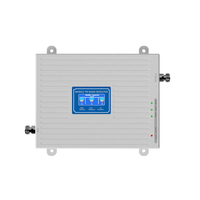 Amplificateur de signal mobile pour voiture Tri-Bande 4G 5G 900 1800 2100 GSM 3G avec gain de 80 dB et couverture de 500 à 1000 m²