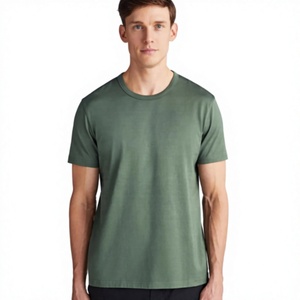 เสื้อยืดคอกลมผู้ชาย ผ้าฝ้าย แขนสั้น สี ขนาด ทรง และลวดลายตามสั่ง พร้อมสกรีนโลโก้ส่วนตัว - Product Image 1