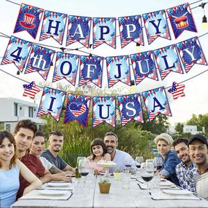 Bandera de la Independencia del 4 de Julio, Bandera Nacional de Estados Unidos para Decoración de Fiestas - Product Image 2