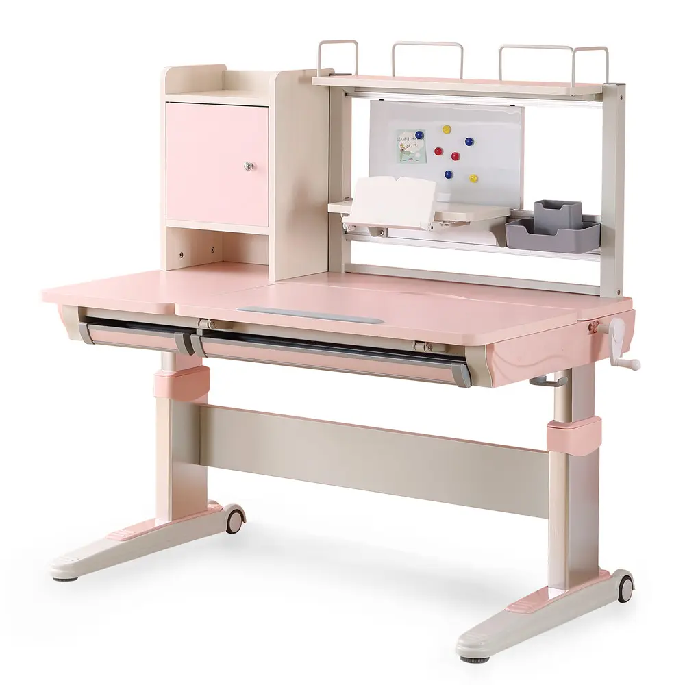 2022 new idea ergonomic home children student desk height adjustable kid's study desk table chair sets