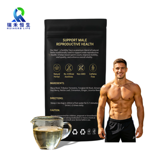 Poudre instantanée à base de plantes pour la fertilité masculine RH avec Maca, Tongkat Ali, Tribulus et Ginseng - 30 unités - Complément alimentaire pour hommes - Product Image 2