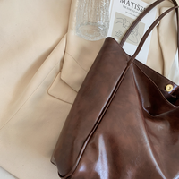 Sac à main de bureau de luxe grande capacité pour femmes, sac fourre-tout en cuir PU de haute qualité avec fermeture éclair, neuf pour femmes