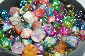 Dadi Poliedrici Sfusi D&D D4-D20 Stili Misti Casuali Set di Dadi Poliedrici Casuali per D&D Dungeons and Dragons Pathfinder GDR DND - Product Image 4