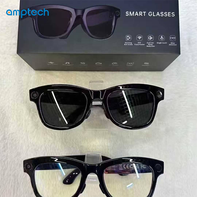 2026 Newest Smart Glasses 1080P Video Capture Dual Microphone Noise Cancellation AI Assistant Magnetic Charging Phone Call
