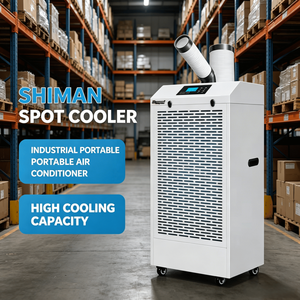 เครื่องปรับอากาศเคลื่อนที่อุตสาหกรรมแบบพกพา Shiman รุ่น Spot Cooler กำลังไฟ 1000 วัตต์ 220 โวลต์ 400 ลูกบาศก์เมตร/ชั่วโมง - Product Image 4